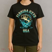 Florida Keys Usa Fishing T-Shirt thumb 4