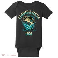 Florida Keys Usa Fishing Baby Bodysuit thumb 0