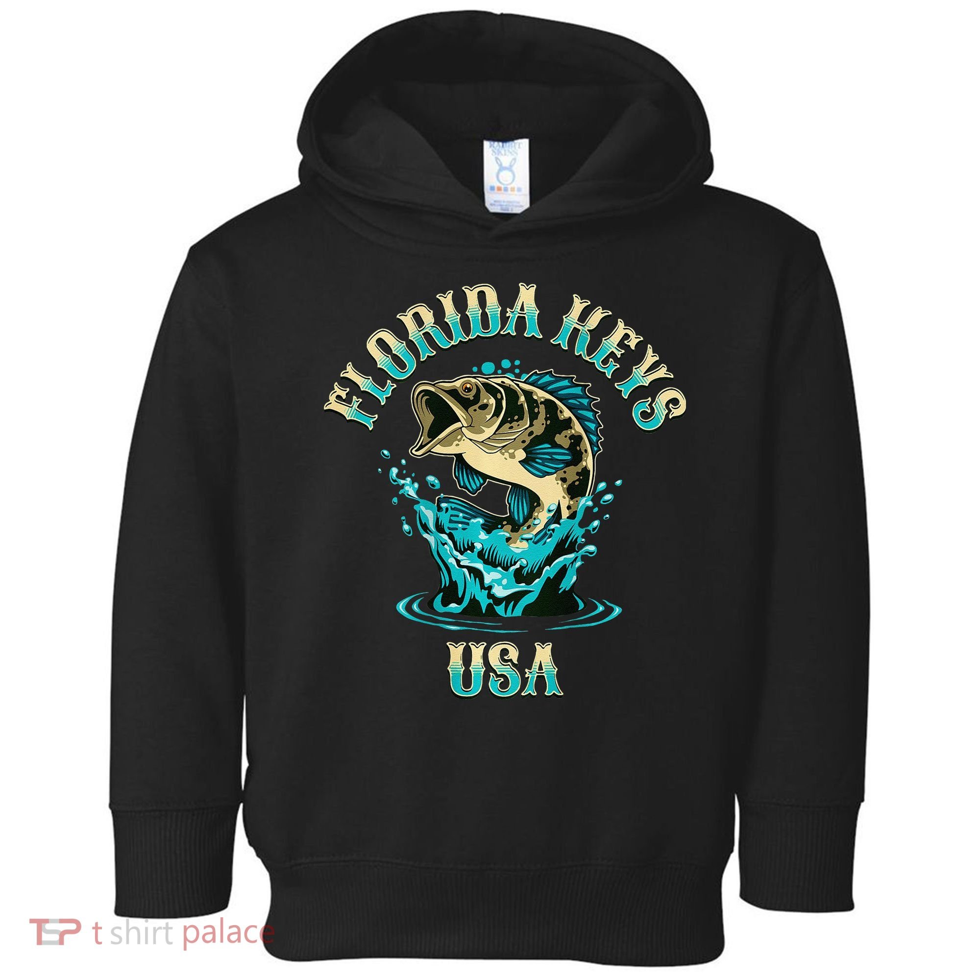 Florida Keys Usa Fishing Toddler Hoodie