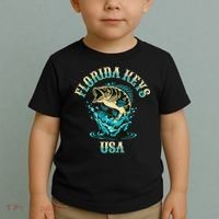 Florida Keys Usa Fishing Toddler T-Shirt thumb 2