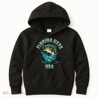 Florida Keys Usa Fishing Kids Hoodie thumb 0