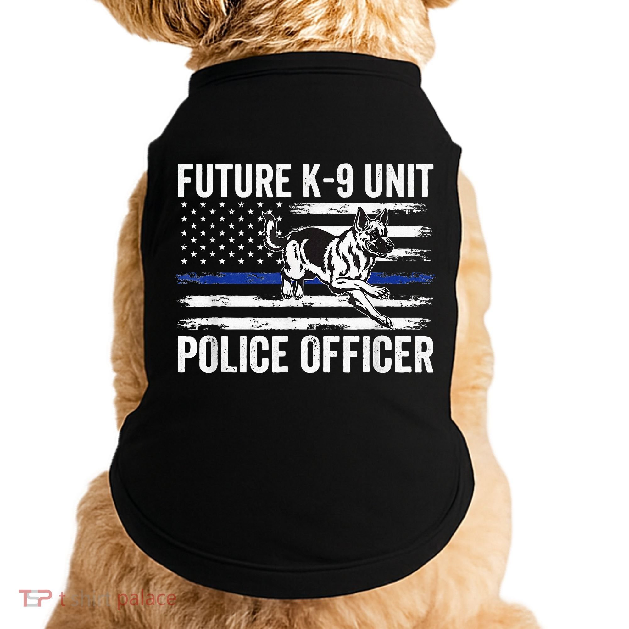 Future K9 Unit Police Officer Proud Law Enforcement Doggie Tank