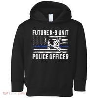 Future K9 Unit Police Officer Proud Law Enforcement Toddler Hoodie thumb 0