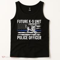Future K9 Unit Police Officer Proud Law Enforcement Tank Top thumb 2