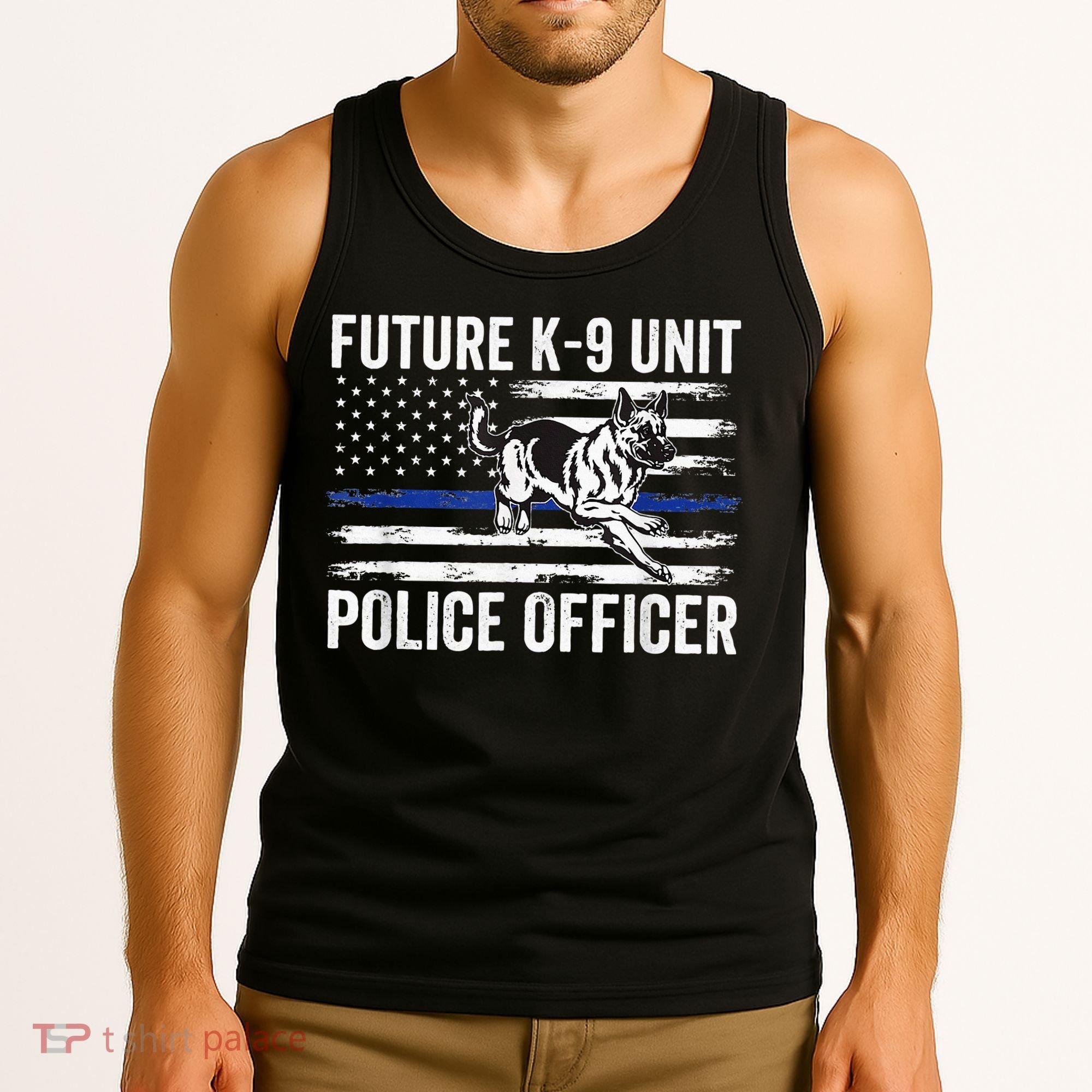 Future K9 Unit Police Officer Proud Law Enforcement Tank Top