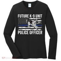 Future K9 Unit Police Officer Proud Law Enforcement Women's Long Sleeve Shirt thumb 0