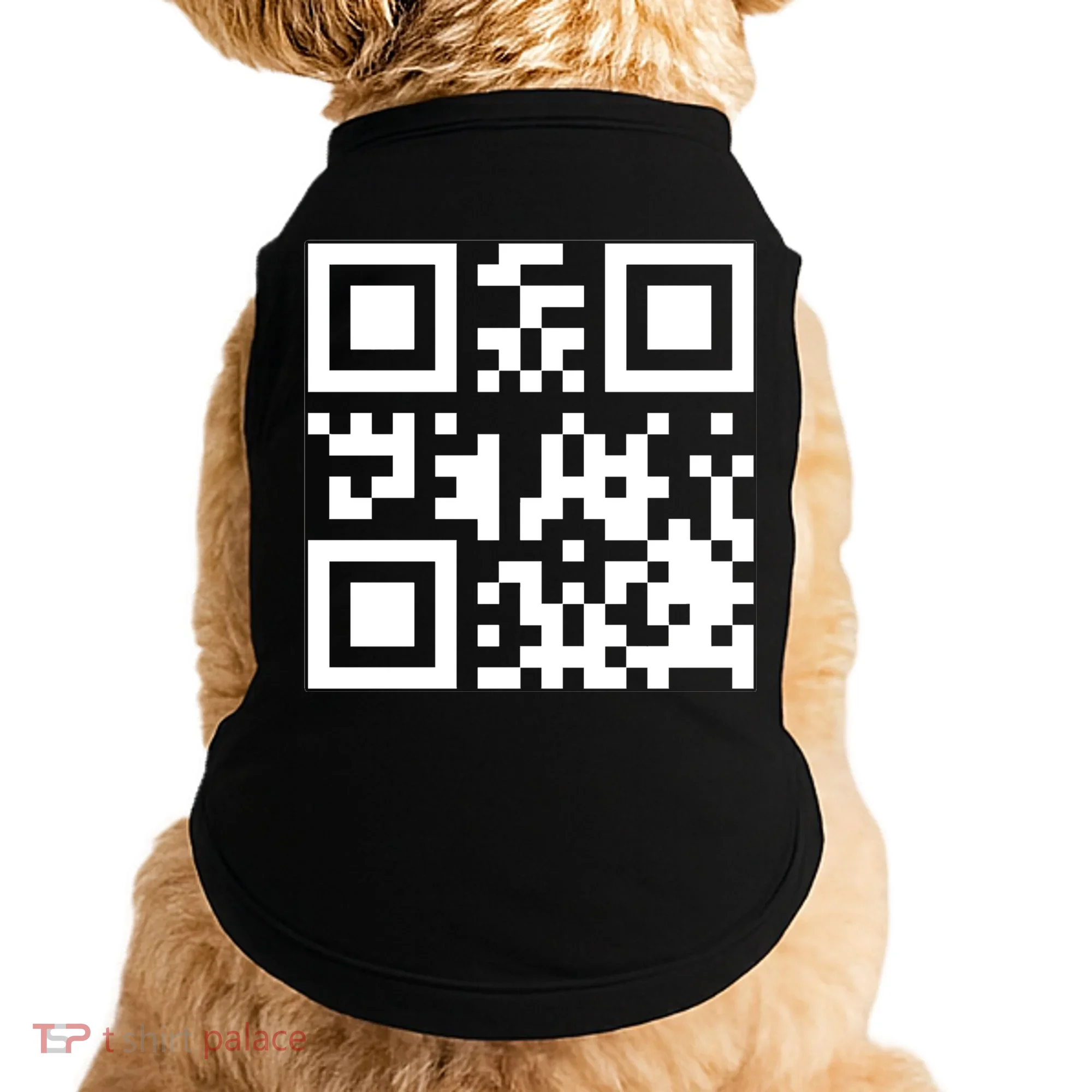 Fuc K You Q R Code Doggie Tank