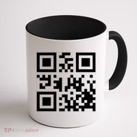 Fuc K You Q R Code Coffee Mug thumb 1