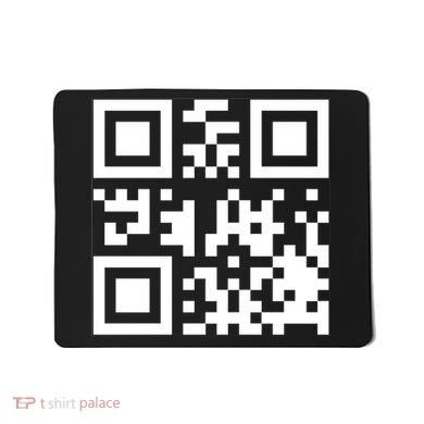 Fuc K You Q R Code Mousepad