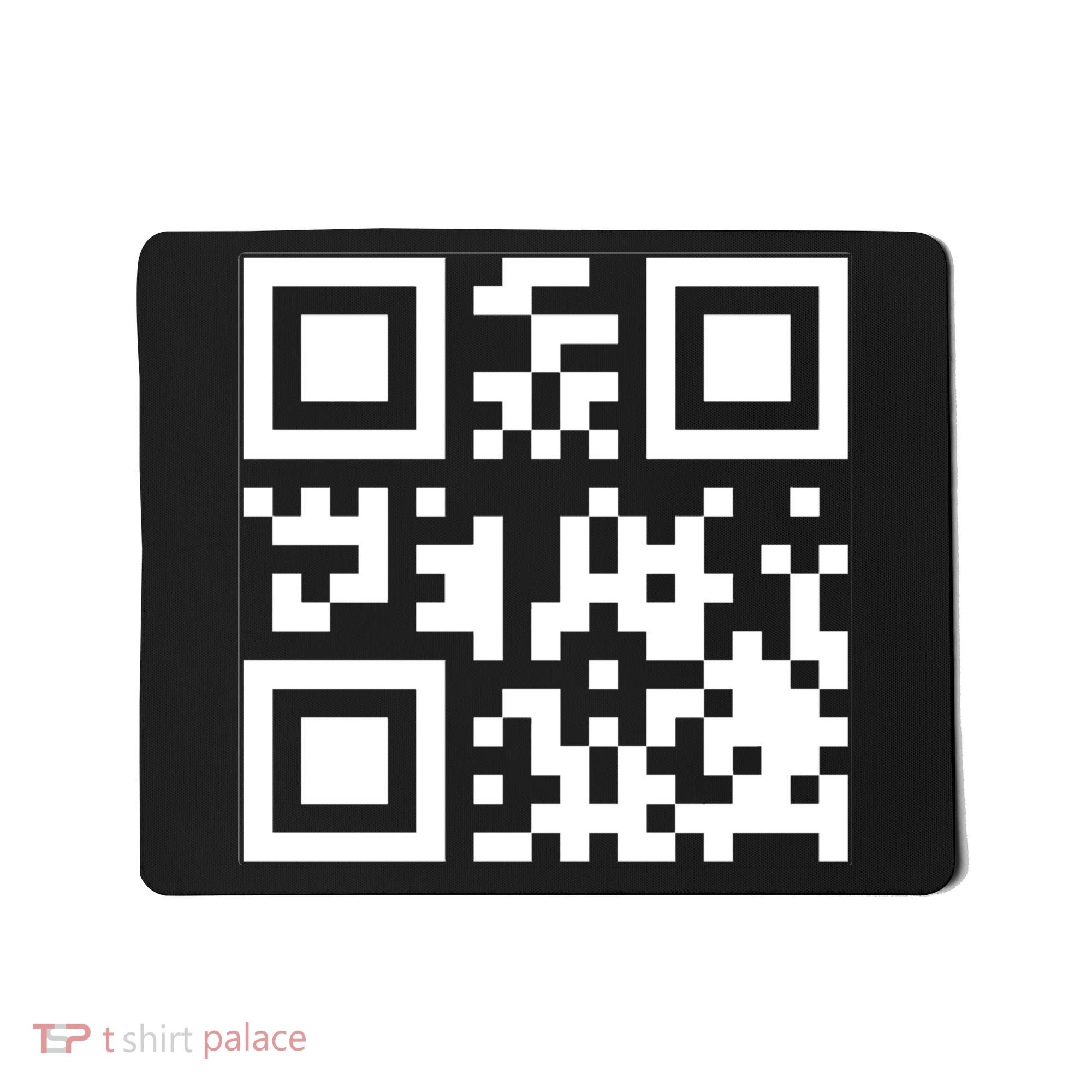 Fuc K You Q R Code Mousepad