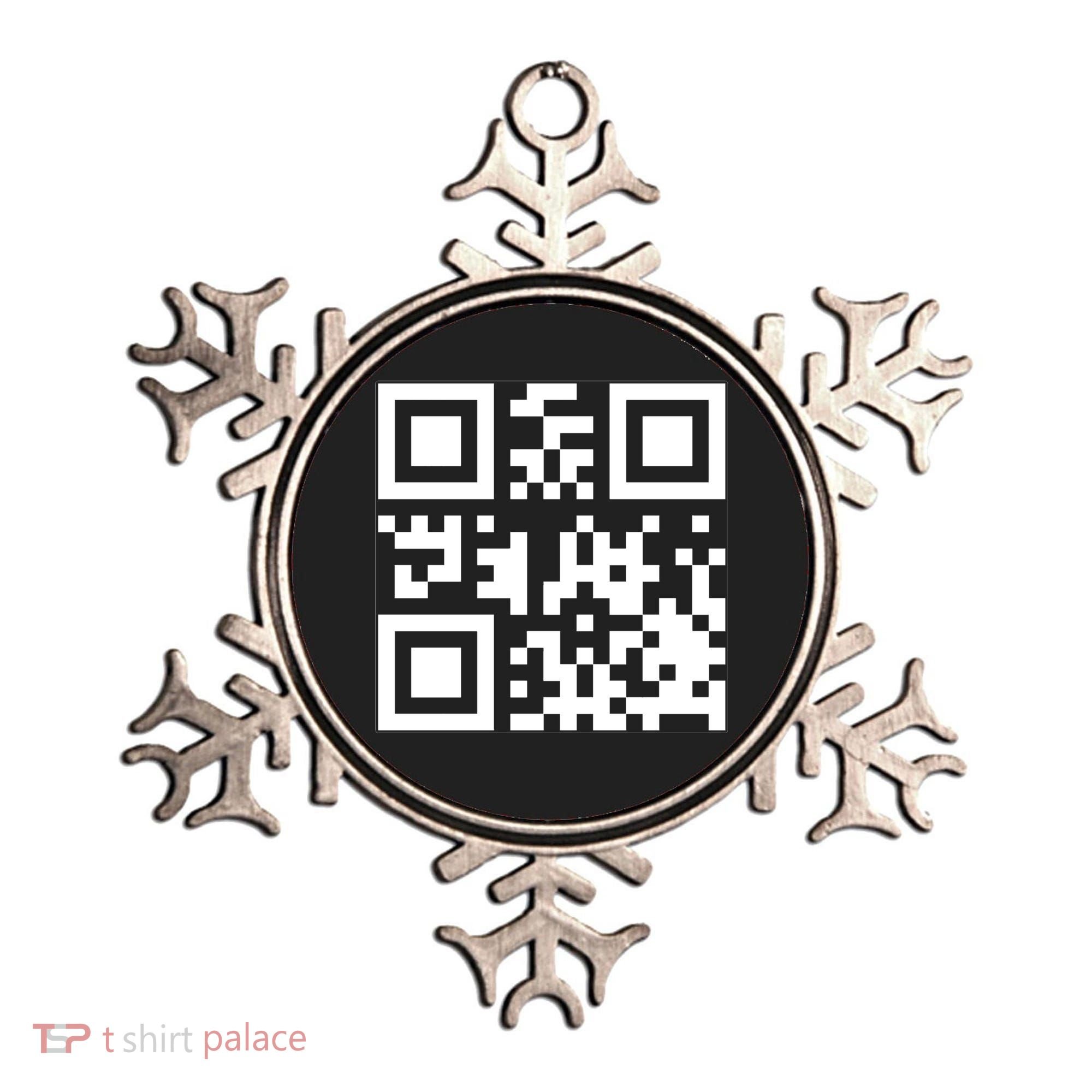 Fuc K You Q R Code Ornament
