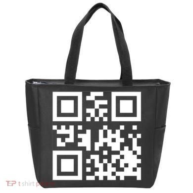 Fuc K You Q R Code Tote Bag