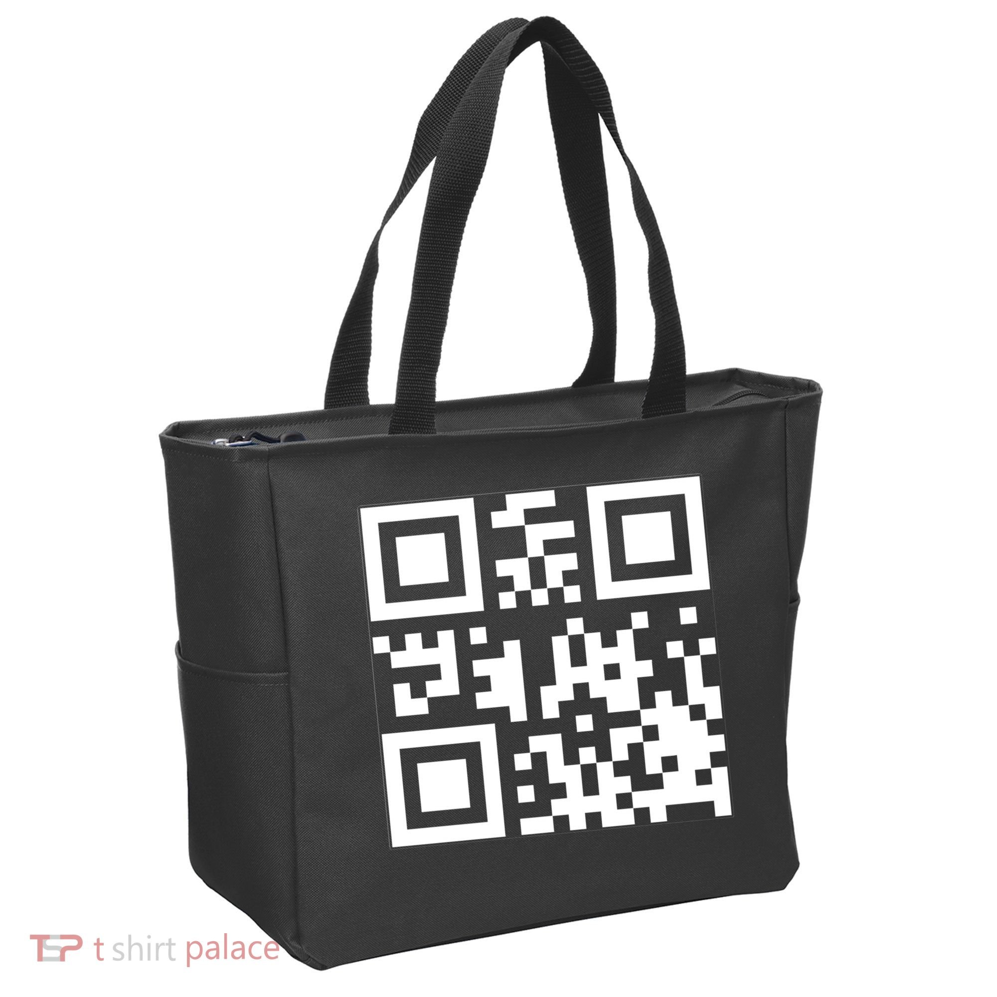 Fuc K You Q R Code Tote Bag