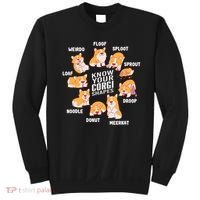 Funny Know Your Corgi Shapes Cute Welsh Dog Lover Sweatshirt thumb 0