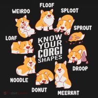 Funny Know Your Corgi Shapes Cute Welsh Dog Lover Baby Bodysuit thumb 2