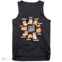 Funny Know Your Corgi Shapes Cute Welsh Dog Lover Tank Top thumb 0