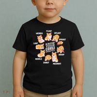 Funny Know Your Corgi Shapes Cute Welsh Dog Lover Toddler T-Shirt thumb 2