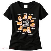 Funny Know Your Corgi Shapes Cute Welsh Dog Lover Women's T-Shirt thumb 0
