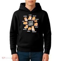 Funny Know Your Corgi Shapes Cute Welsh Dog Lover Kids Hoodie thumb 4