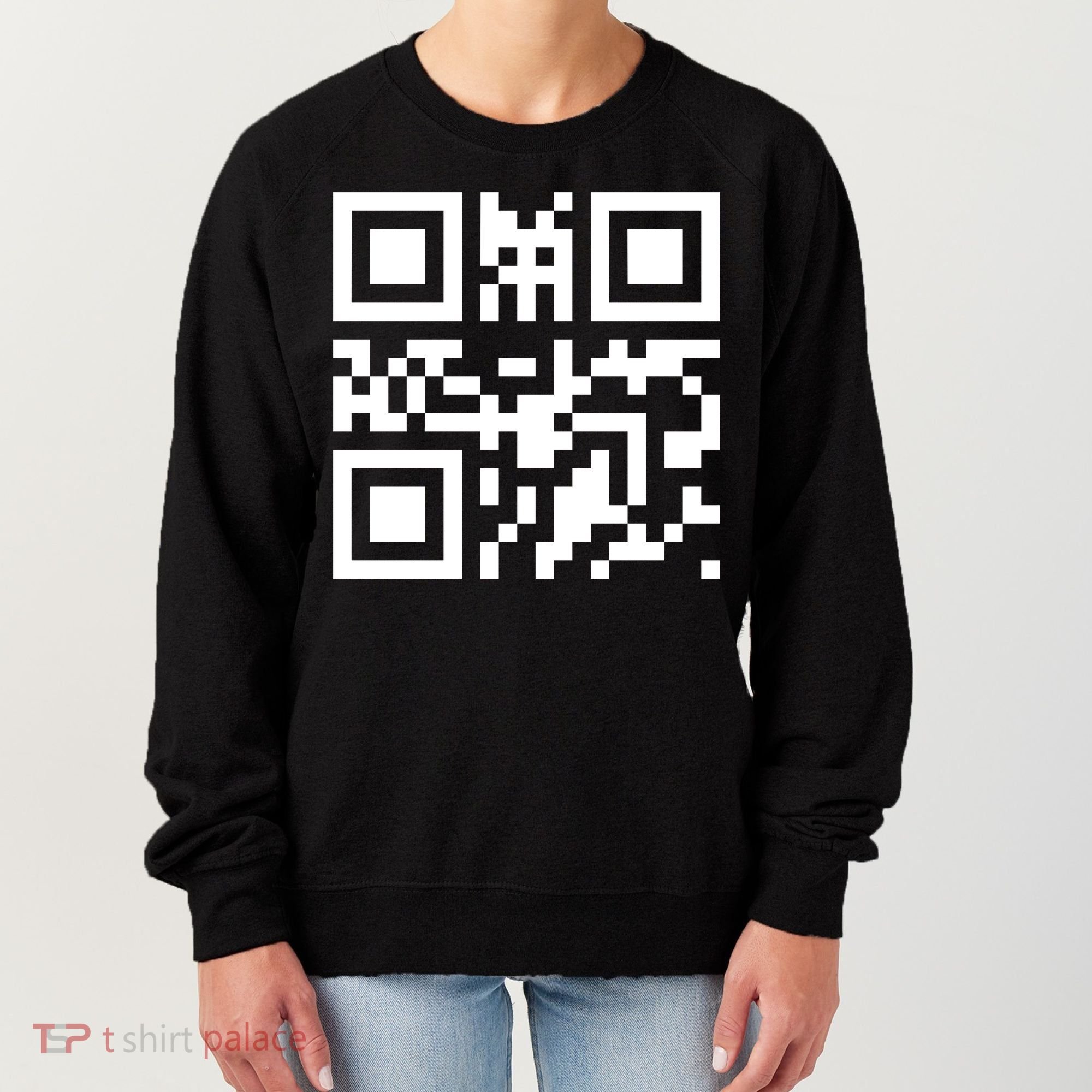 Fuc K You Q R Code Women's Sweatshirt