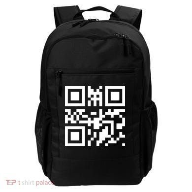 Fuc K You Q R Code Backpack