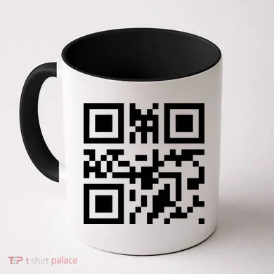 Fuc K You Q R Code Coffee Mug