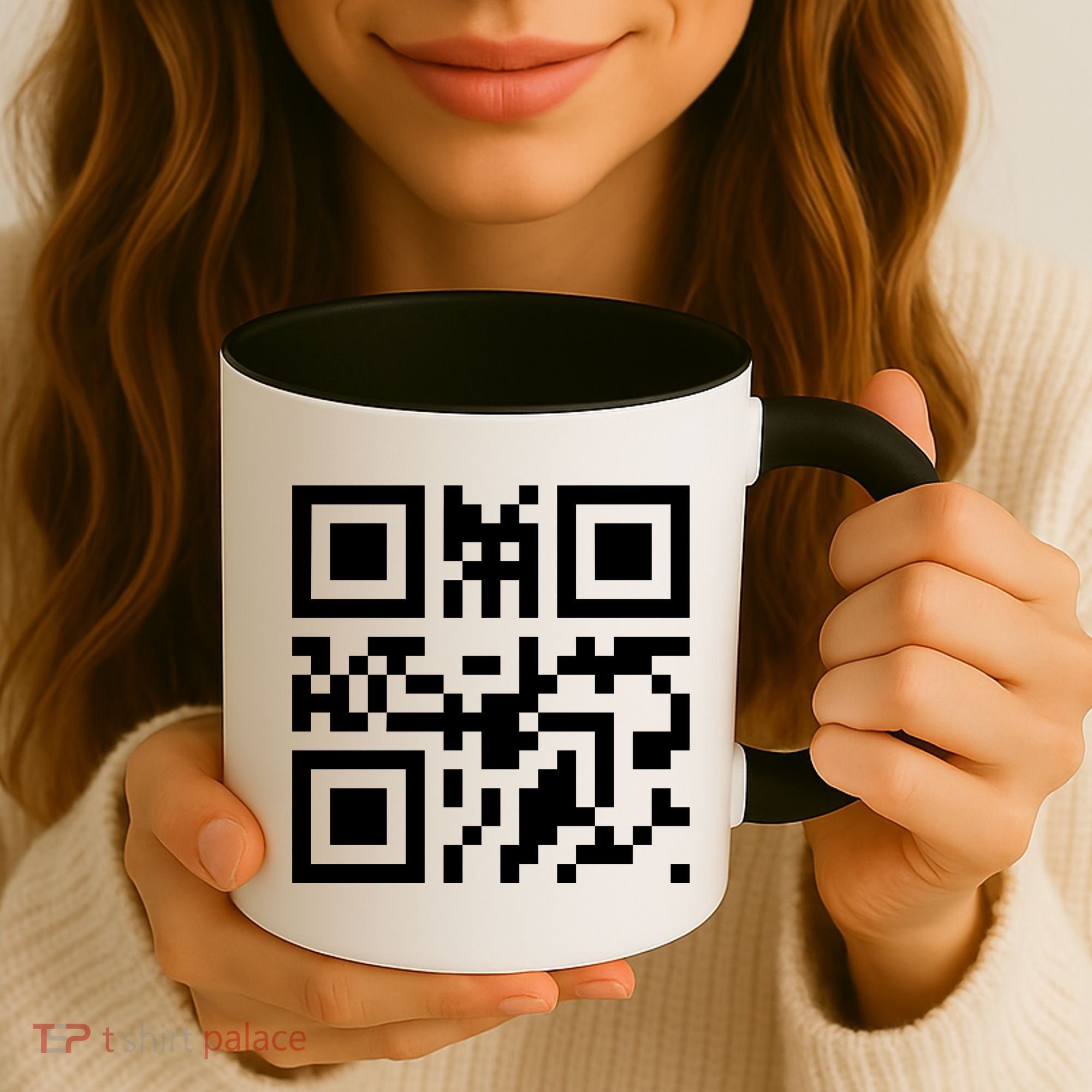 Fuc K You Q R Code Coffee Mug