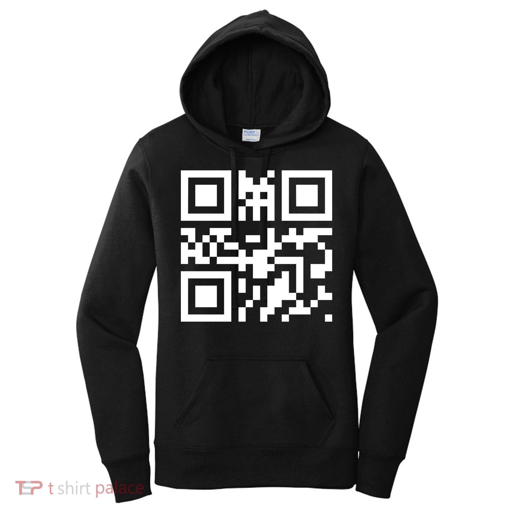 Fuc K You Q R Code Women's Hoodie