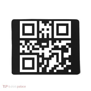 Fuc K You Q R Code Mousepad