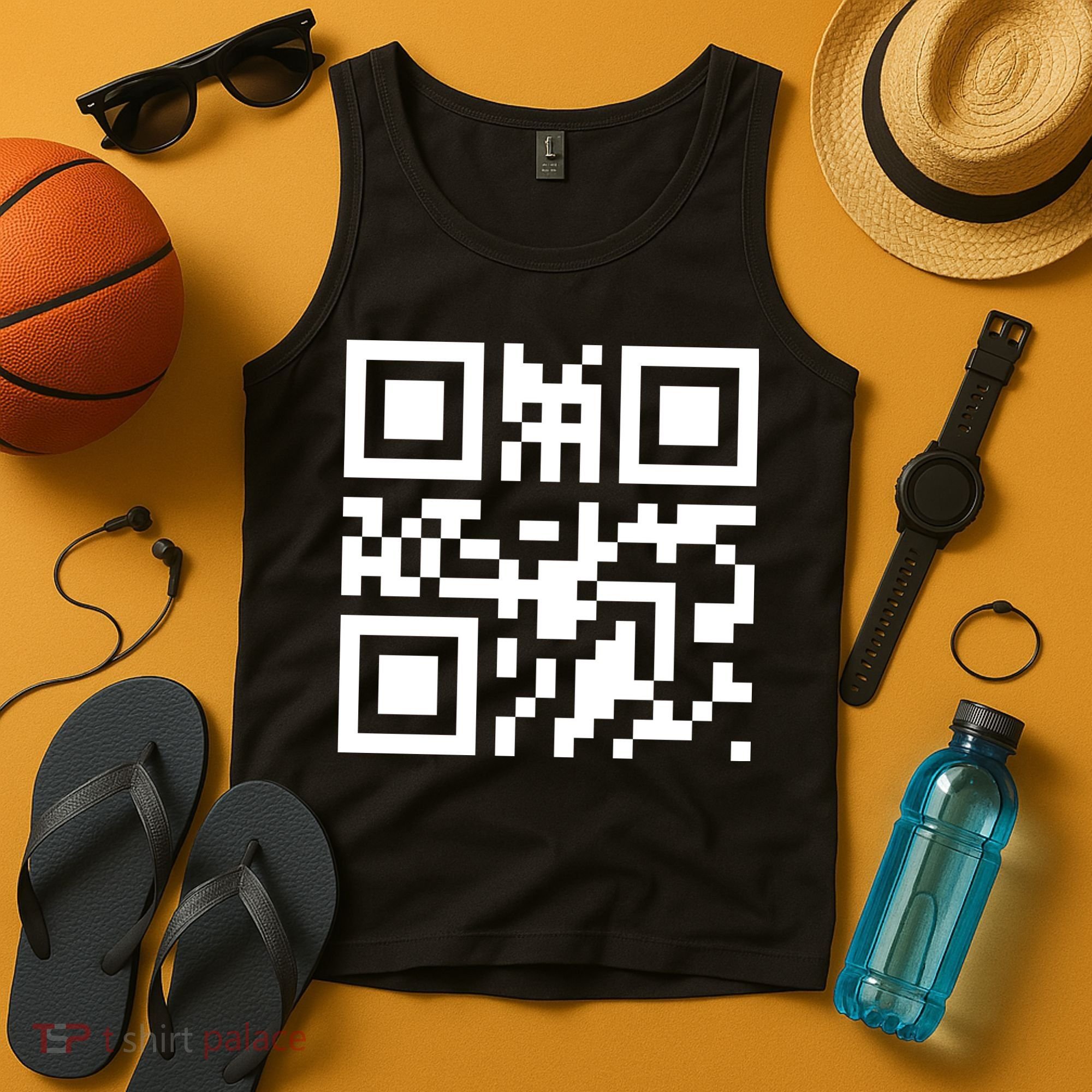 Fuc K You Q R Code Tank Top