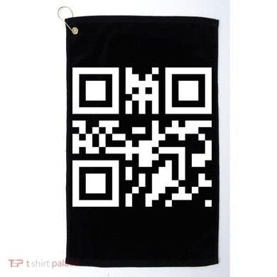 Fuc K You Q R Code Golf Towel