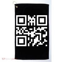 Fuc K You Q R Code Golf Towel thumb 0