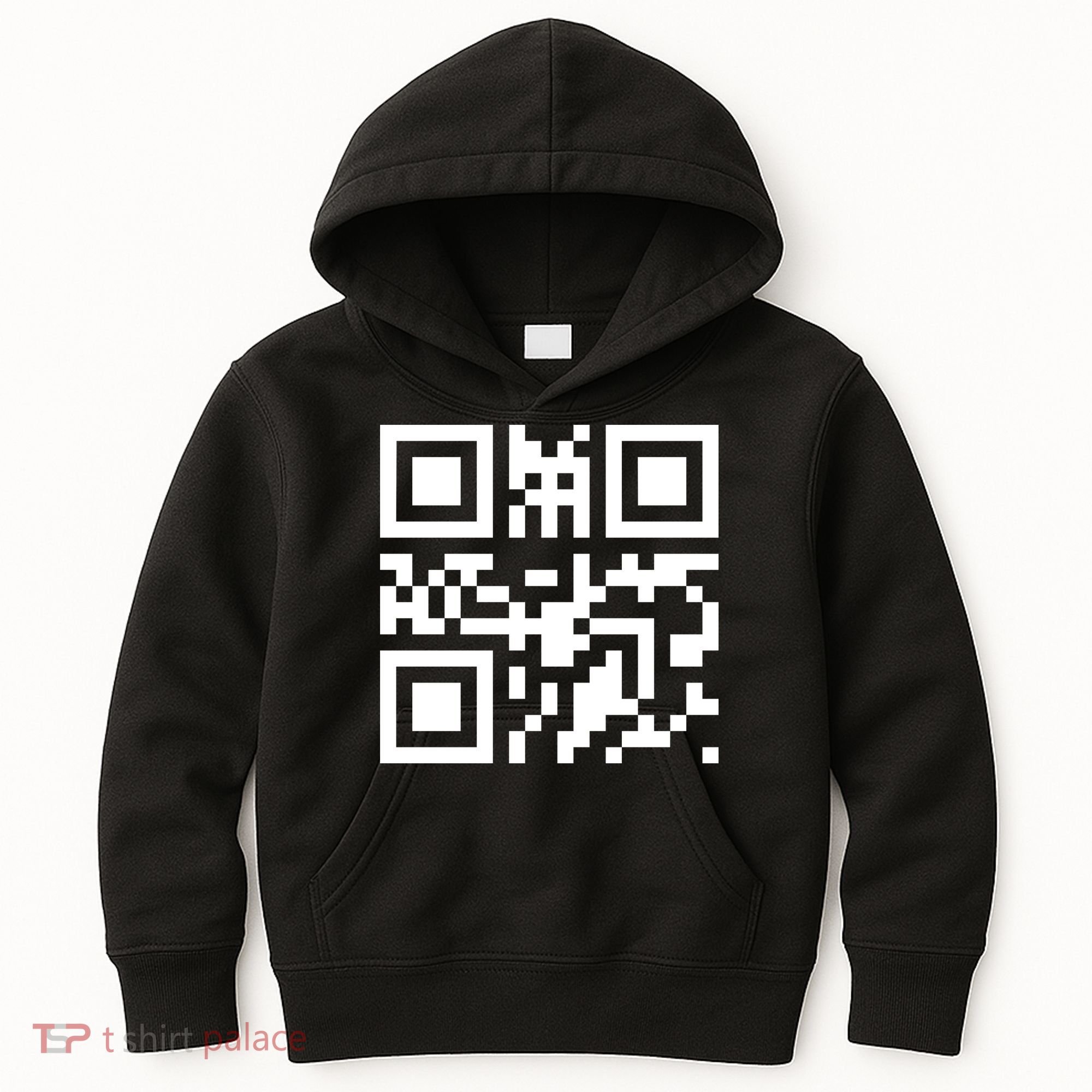 Fuc K You Q R Code Kids Hoodie