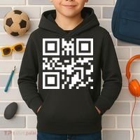 Fuc K You Q R Code Kids Hoodie thumb 2