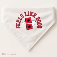 Feels Like 2006 Carolina Hockey USA-Made Doggie Bandana thumb 0