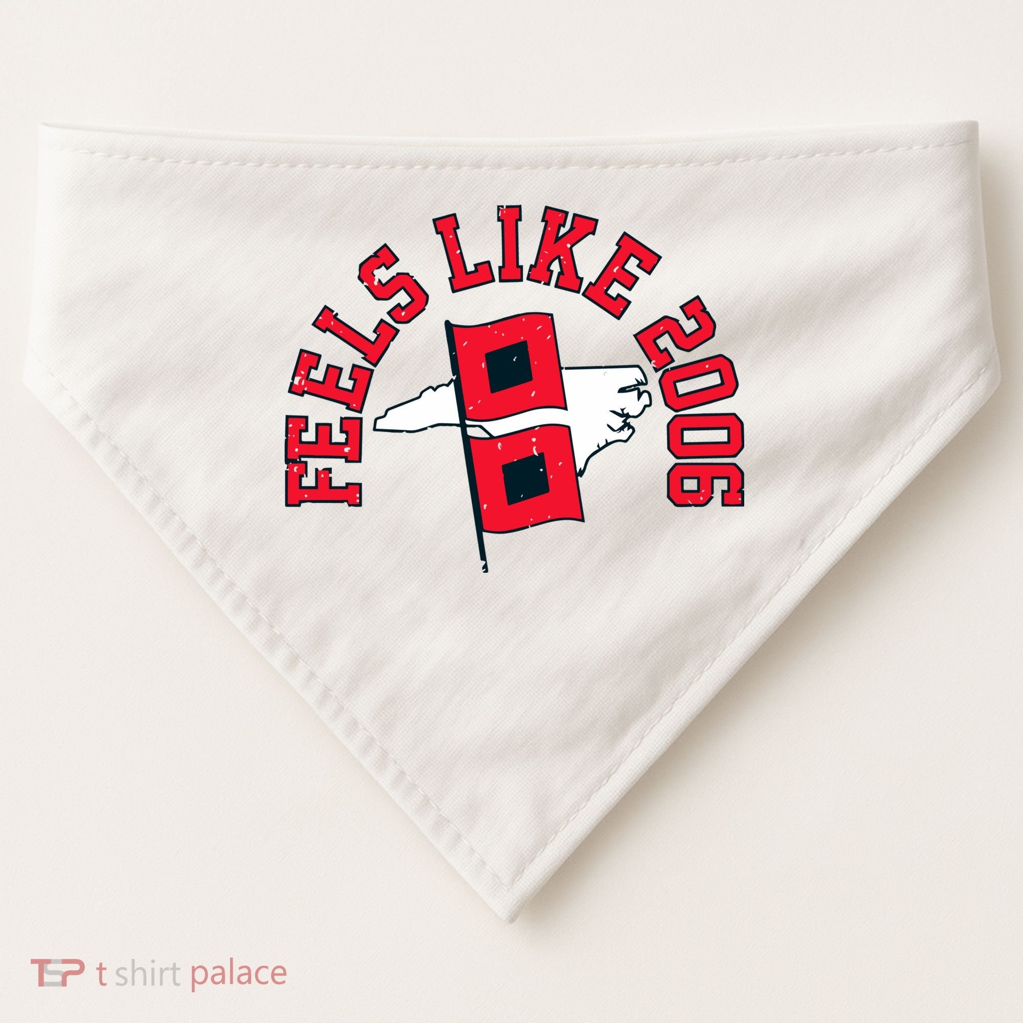 Feels Like 2006 Carolina Hockey USA-Made Doggie Bandana