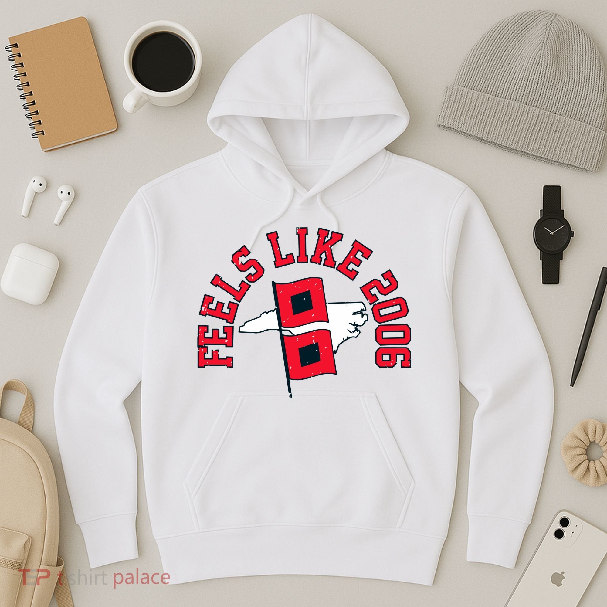 Feels Like 2006 Carolina Hockey Hoodie