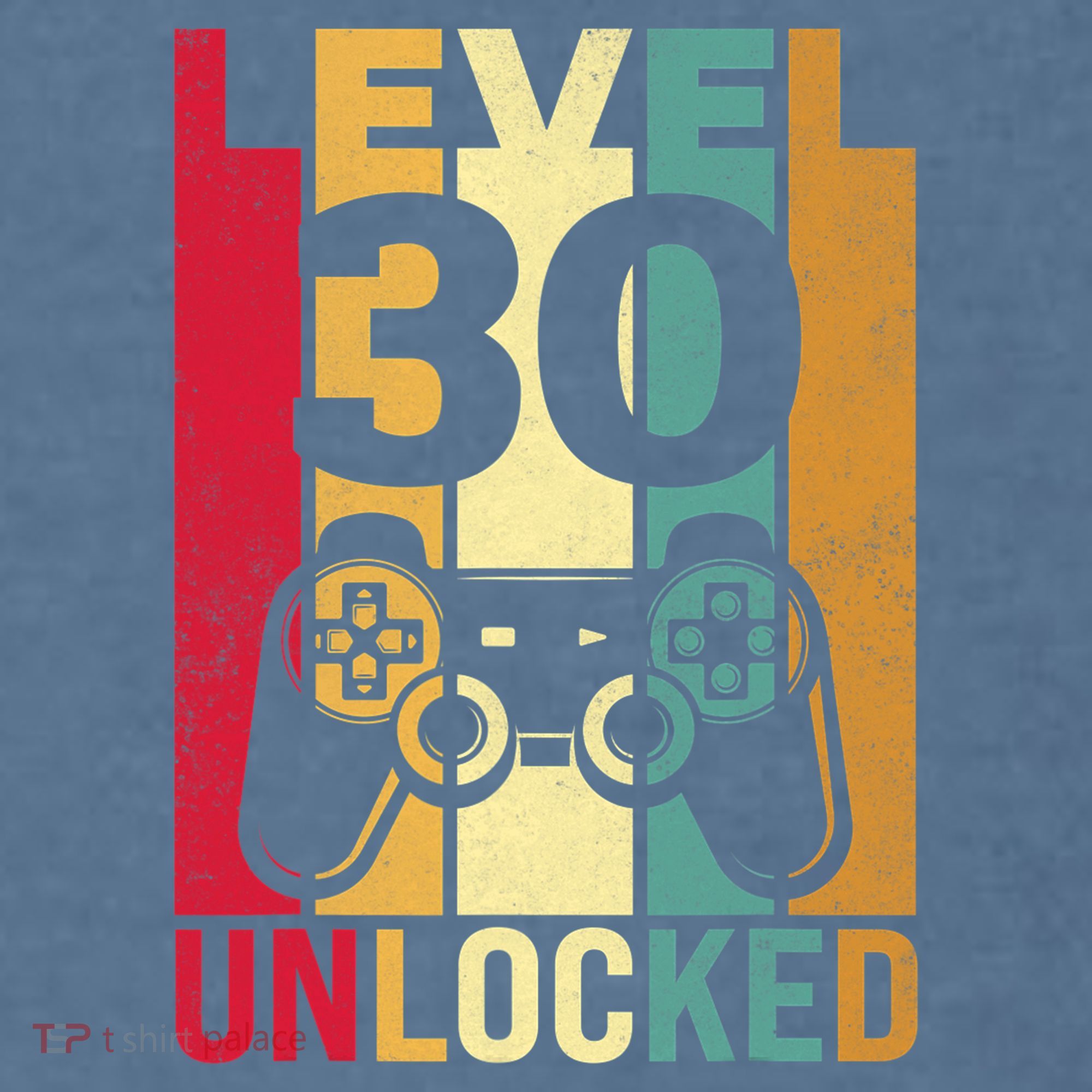 Funny Level 30 Unlocked Him Men BDay Turning 30th Birthday Garment-Dyed Sweatshirt
