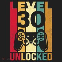 Funny Level 30 Unlocked Him Men BDay Turning 30th Birthday Beanie thumb 2