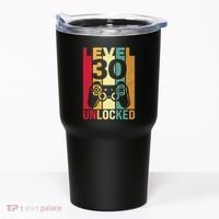 Funny Level 30 Unlocked Him Men BDay Turning 30th Birthday Tumbler thumb 0