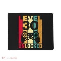 Funny Level 30 Unlocked Him Men BDay Turning 30th Birthday Mousepad thumb 0