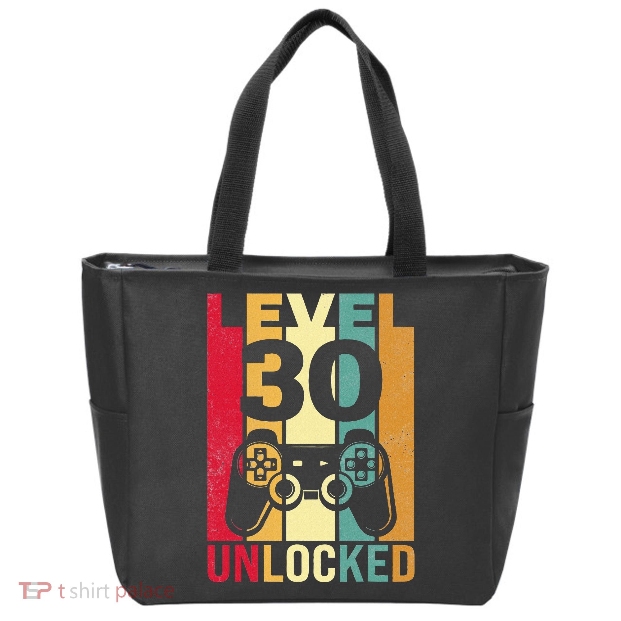 Funny Level 30 Unlocked Him BDay Turning 30th Birthday Tote Bag