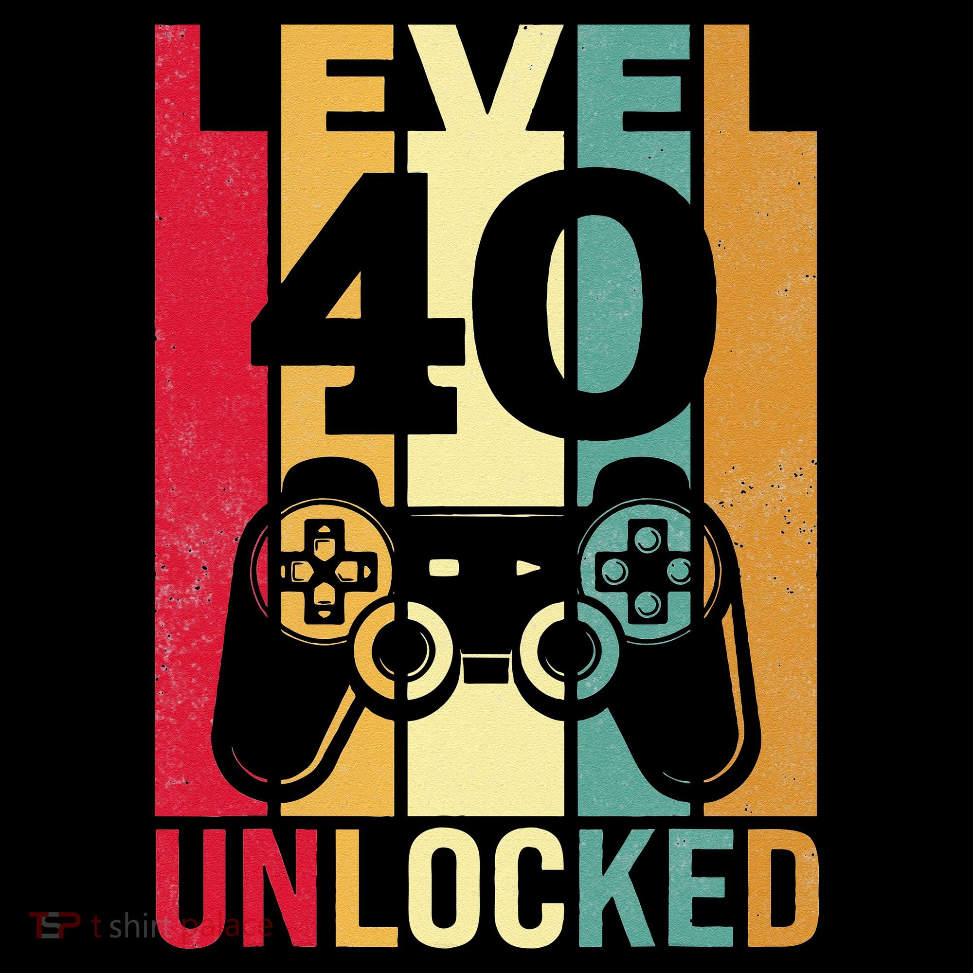 Funny Level 40 Unlocked Him BDay Turning 40th Birthday Women's Hoodie