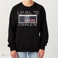 Funny Level 70 Complete Retro Gamer 70th Birthday 1 Women's Sweatshirt thumb 0