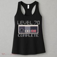Funny Level 70 Complete Retro Gamer 70th Birthday 1 Women's Tank Top thumb 3