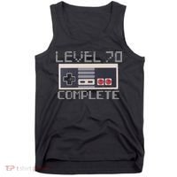 Funny Level 70 Complete Retro Gamer 70th Birthday 1 Tank Top thumb 0