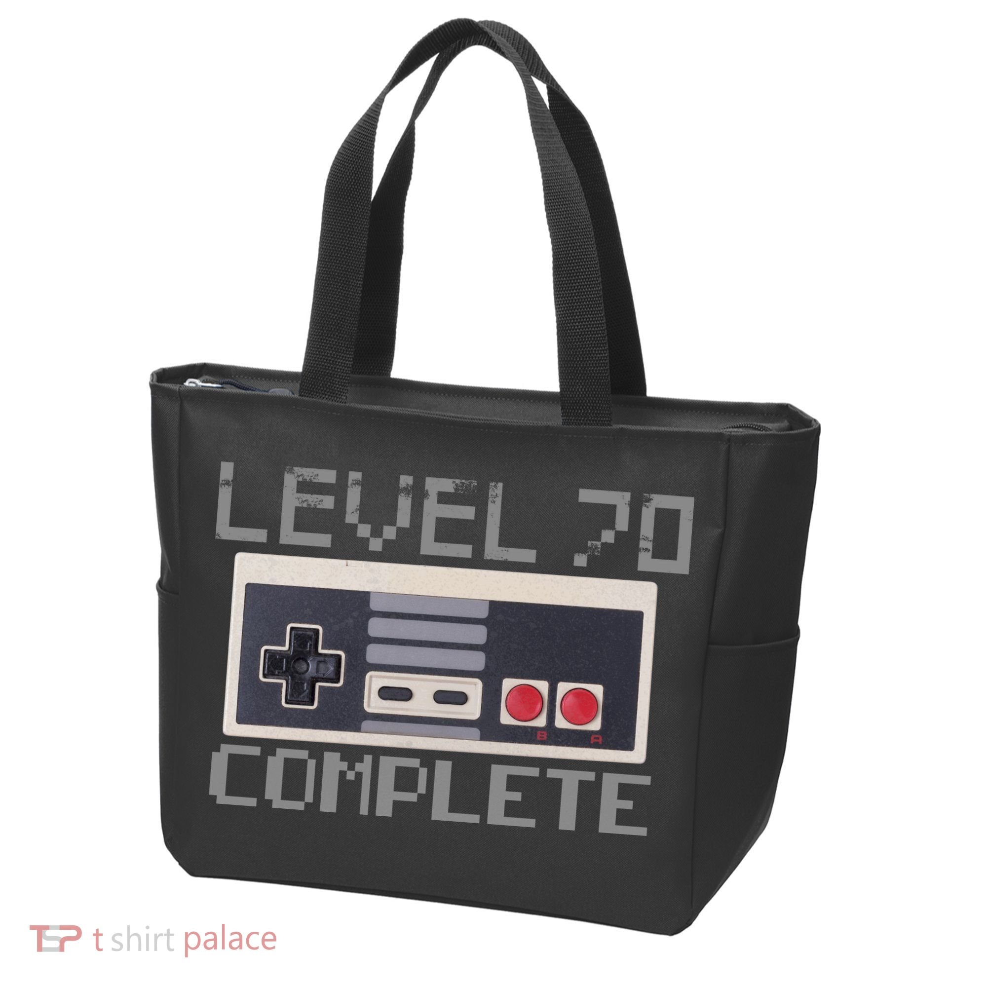 Funny Level 70 Complete Retro Gamer 70th Birthday 1 Tote Bag