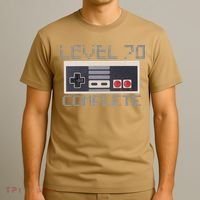 Funny Level 70 Complete Retro Gamer 70th Birthday 1 T-Shirt thumb 3