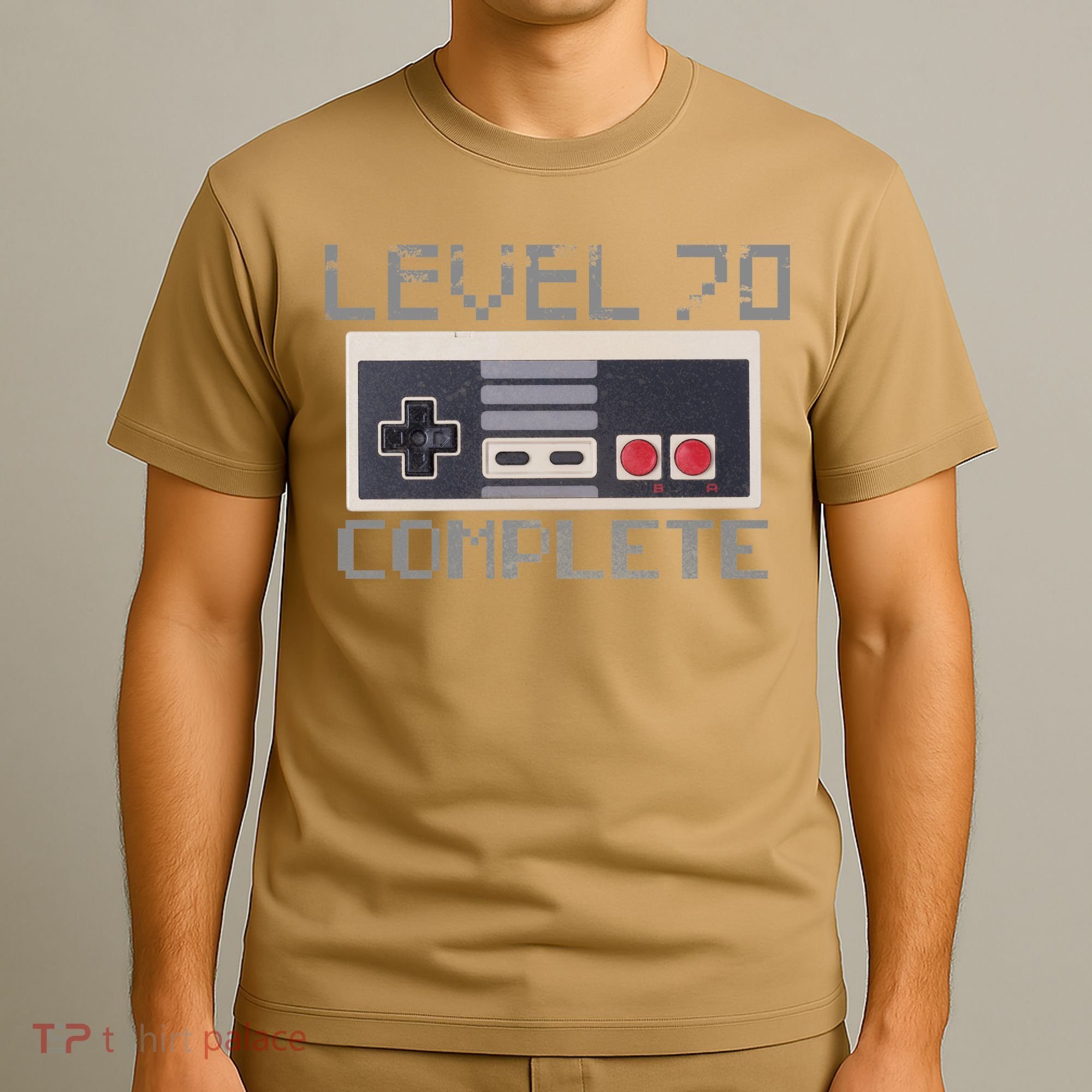 Funny Level 70 Complete Retro Gamer 70th Birthday 1 T-Shirt