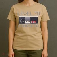 Funny Level 70 Complete Retro Gamer 70th Birthday 1 T-Shirt thumb 4